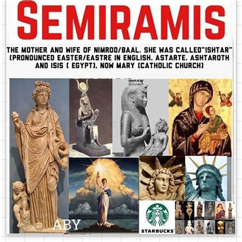 Every mention in the Bible of Easter suggest Easter is an Abomination to Jehovah God. . Semiramis in the bible kjv